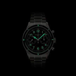 MontBlanc 萬寶龍 1858 系列 0 Oxygen 零氧暗夜綠自動上鍊計時碼錶 42mm 133298