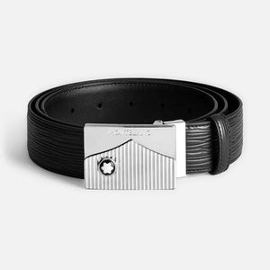 MONTBLANC 萬寶龍黑色 35 毫米皮帶 MB199092