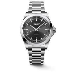 LONGINES 浪琴 Conquest 征服者系列黑色優雅時尚運動腕錶 41mm L38304526