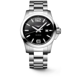 LONGINES 浪琴 Conquest 征服者系列300米防水石英腕錶 43mm L37604566