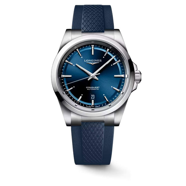 LONGINES 浪琴 Conquest 征服者系列藍色優雅時尚運動腕錶 41mm L38304529