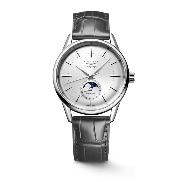 LONGINES 浪琴旗艦系列復刻月相機械腕錶 38.5mm L48154722