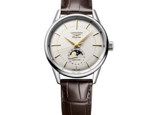 LONGINES 浪琴旗艦系列復刻月相機械腕錶 38.5mm L48154782