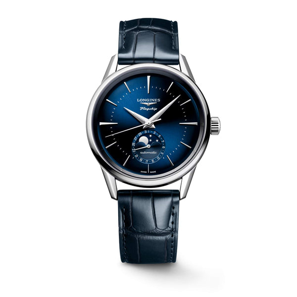 LONGINES 浪琴旗艦系列復刻月相機械腕錶 38.5mm L48154922