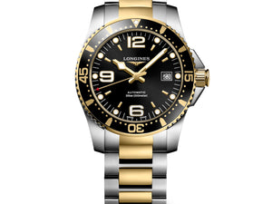 LONGINES 浪琴 Hydroconquest 深海者征服系列黃色PVD不銹鋼自動腕錶 41mm L37423567 - 新萬國鐘錶