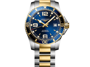 Longines 浪琴 Hydroconquest 深海者征服系列黃色PVD不銹鋼自動腕錶 41mm L37423967