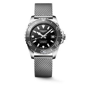 LONGINES 浪琴 HydroConquest 深海征服者系列浪鬼陶瓷潛水機械錶 39mm L37794706 - 新萬國鐘錶