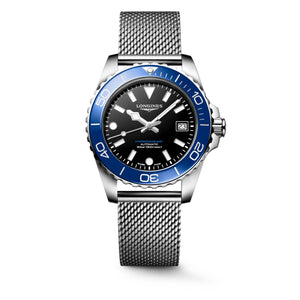 LONGINES 浪琴 HydroConquest 深海征服者系列浪鬼陶瓷潛水機械錶 39mm L37794906 - 新萬國鐘錶