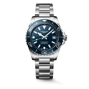 LONGINES 浪琴 HydroConquest 深海征服者系列浪鬼陶瓷潛水機械錶 39mm L37794966 - 新萬國鐘錶