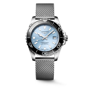 LONGINES 浪琴 HydroConquest 深海征服者系列浪鬼陶瓷潛水機械錶 39mm L37794996 - 新萬國鐘錶