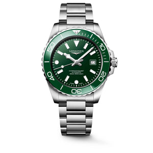 LONGINES 浪琴 HydroConquest 深海征服者系列浪鬼陶瓷潛水機械錶 42mm L37884066 - 新萬國鐘錶