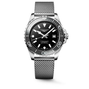 LONGINES 浪琴 HydroConquest 深海征服者系列浪鬼陶瓷潛水機械錶 42mm L37884706 - 新萬國鐘錶