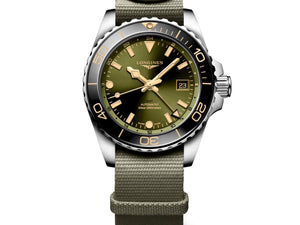 LONGINES 浪琴 HydroConquest GMT深海征服者系列兩地時間浪鬼陶瓷潛水機械錶 41mm L37904062