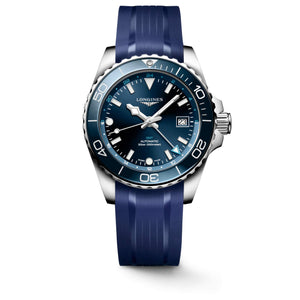 LONGINES 浪琴 HydroConquest GMT深海征服者系列兩地時間浪鬼陶瓷潛水機械錶 41mm L37904969
