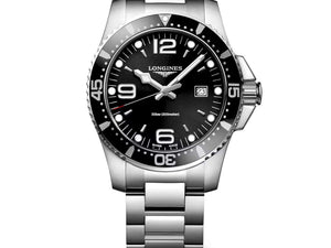 LONGINES 浪琴深海征服者系列浪鬼石英潛水錶 44mm L38404566 - 新萬國鐘錶