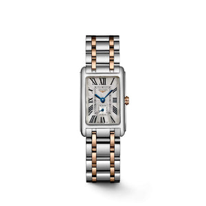 LONGINES 浪琴多情系列18k玫瑰金不銹鋼雙色優雅石英腕錶 20.80 X 32.00 mm L52555717 - 新萬國鐘錶