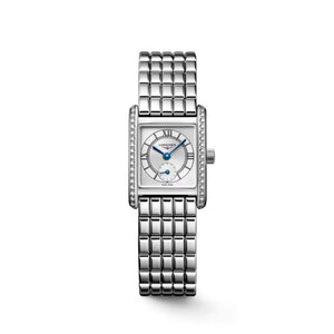 LONGINES 浪琴 Mini DolceVita 迷你多情系列優雅鑽圈石英腕錶 21.50x29.00mm L52000756