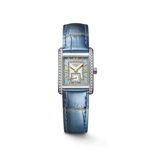 LONGINES 浪琴 Mini DolceVita 迷你多情系列優雅鑽圈石英腕錶 21.50x29.00mm L52000952