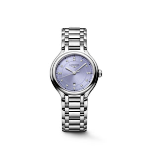 LONGINES 浪琴 PrimaLuna 新月系列真鑽石英女錶 30mm L81424076
