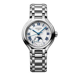 LONGINES 浪琴 PrimaLuna  新月系列羅馬時標月相優雅機械女錶 34mm L81264716