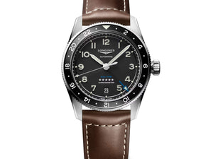 LONGINES 浪琴 Spirit Zulu Time 先行者系列世界時區腕錶 39mm L38024532 - 新萬國鐘錶