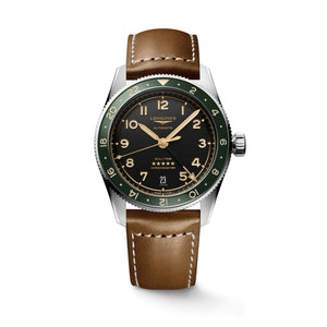 LONGINES 浪琴 Spirit Zulu Time 先行者系列世界時區腕錶 39mm L38024632