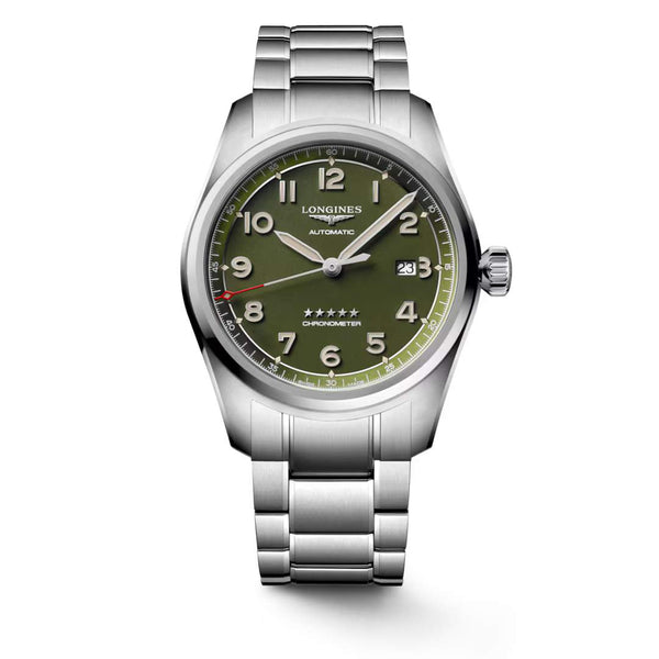 LONGINES 浪琴 Spirit 先行者系列天文台認證矽游絲機械錶 42mm L38114036