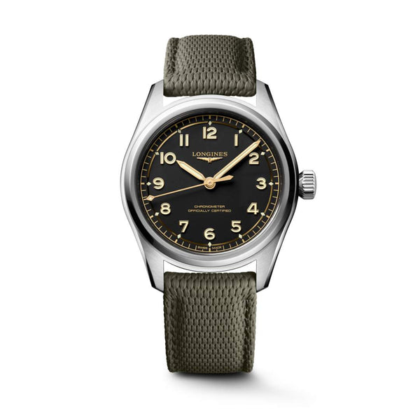 LONGINES 浪琴 Spirit Pilot 先行者系列不銹鋼機械飛行腕錶 39mm L38094539