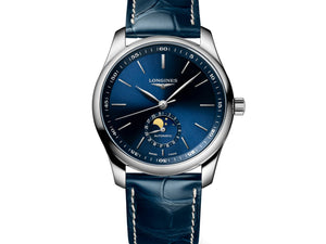 LONGINES Master 浪琴巨擘系列月相機械錶 藍面 40mm L29094920 - 新萬國鐘錶