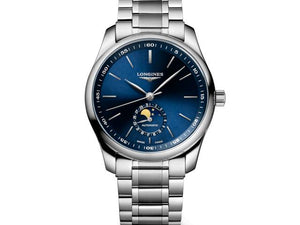 LONGINES Master 浪琴巨擘系列月相機械錶 藍面 40mm L29094926 - 新萬國鐘錶