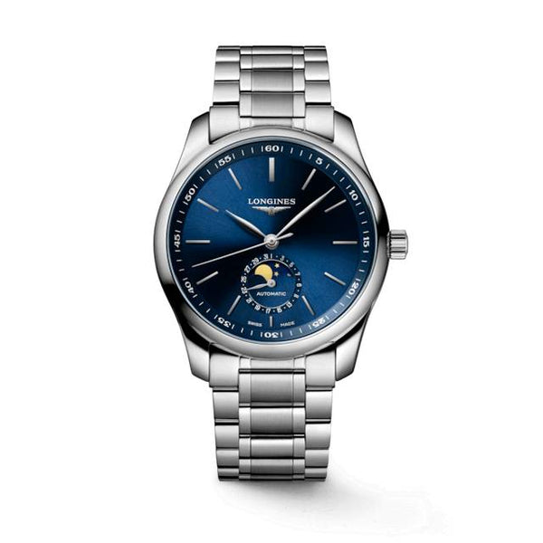 LONGINES Master 浪琴巨擘系列月相機械錶 藍面 40mm L29094926