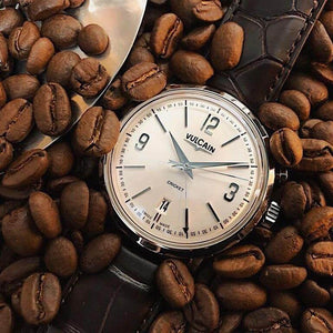 VULCAIN 窩路堅總統系列鬧鈴手上鍊腕錶 42mm 110151A25.BAL107