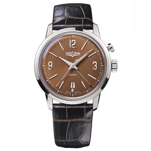 VULCAIN 窩路堅總統系列鬧鈴手上鍊腕錶 42mm 110151A95.BAL118