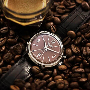 VULCAIN 窩路堅總統系列鬧鈴手上鍊腕錶 42mm 110151A95.BAL118