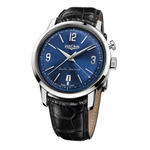 VULCAIN 窩路堅總統系列鬧鈴手上鍊-賀比漢考克聯名限量款腕錶 42mm 160151B35.BAL101