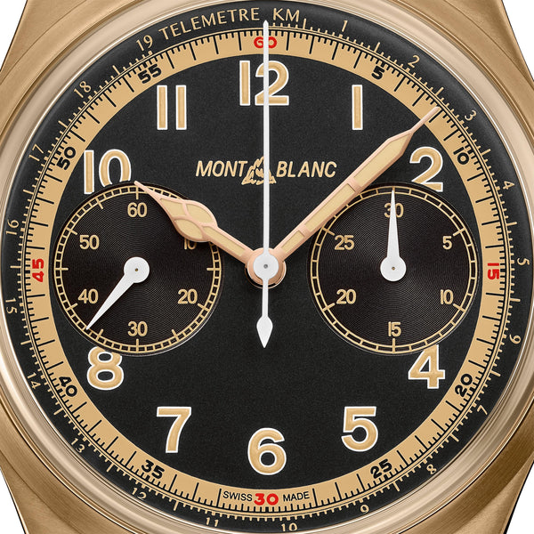 MontBlanc 1858 萬寶龍 1858系列青銅單按把計時碼錶 限量1858 125583
