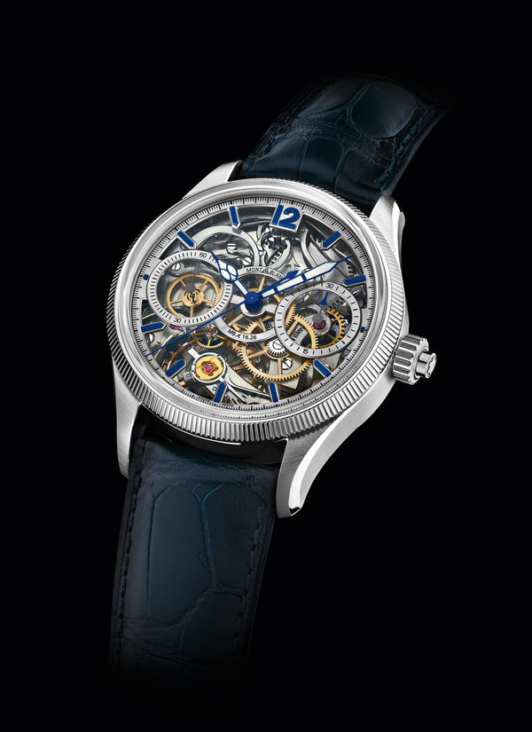 MontBlanc 萬寶龍 1858 系列單按把計時腕錶 Unveiled Secret 限量款58 129613