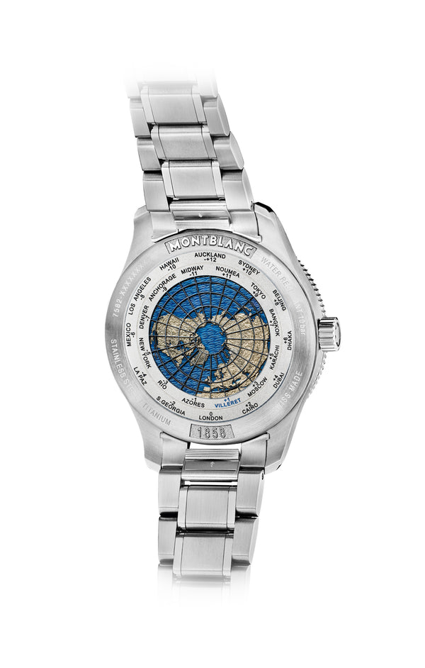 MontBlanc 萬寶龍1858系列 GMT 兩地時區日期顯示自動腕錶 42mm 129615