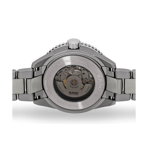 RADO 雷達錶 Captain Cook 庫克船長300米高科技陶瓷鏤空腕錶 43mm R32128202