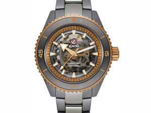 RADO 雷達錶 Captain Cook 庫克船長高科技陶瓷鏤空潛水腕錶 43mm R32148162 - 新萬國鐘錶