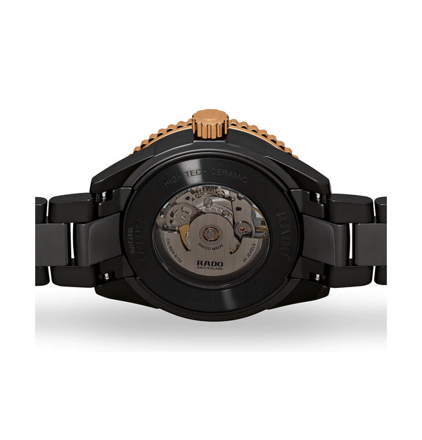 RADO 雷達錶Captain Cook 庫克船長300米高科技陶瓷鏤空腕錶 43mm R32127162