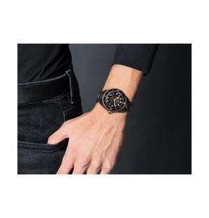 RADO 雷達錶Captain Cook 庫克船長300米高科技陶瓷鏤空腕錶 43mm R32127162