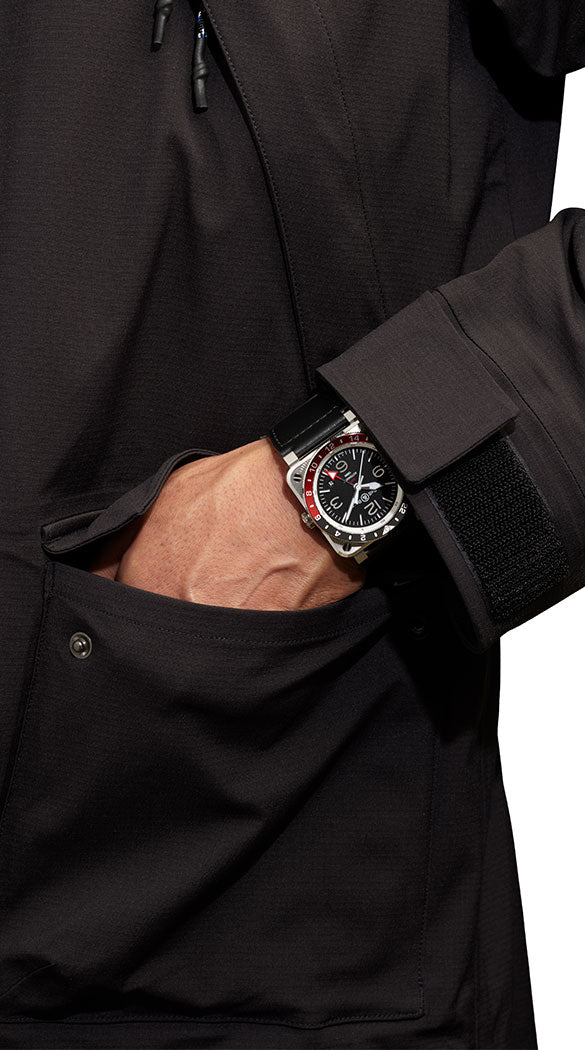 Bell & Ross 柏萊士 BR 03-93 GMT 可樂圈 BR0393-BL-ST/SCA