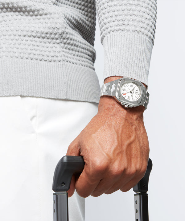 Bell & Ross 柏萊士 BR 05 GMT White 白色面