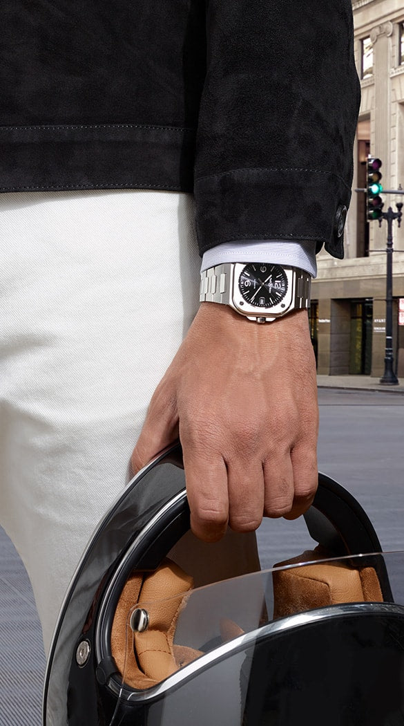 Bell & Ross 柏萊士 BR 05 BLACK STEEL BR05