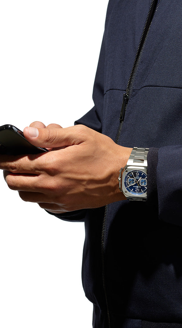 Bell & Ross 柏萊士 BR 05 BLUE STEEL BR05 Chrono 計時碼表 42mm