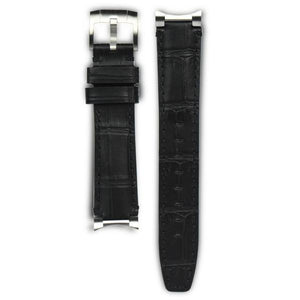 EVEREST錶帶 STEEL END LINK LEATHER STRAP 不鏽鋼錶耳節皮革錶帶