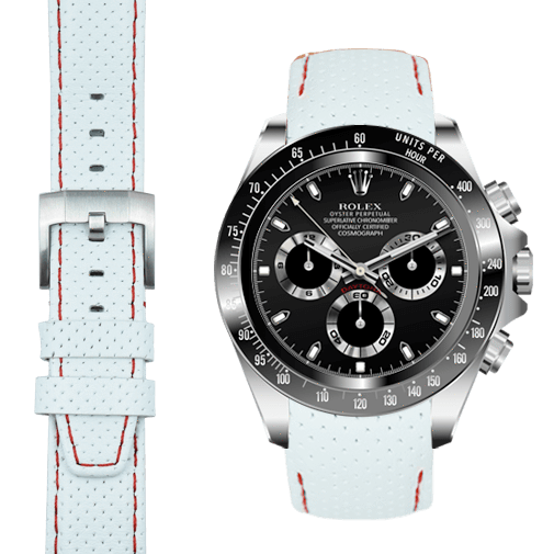EVEREST錶帶 瑞士製造勞力士專用 RACING LEATHER STRAP 賽道元素皮革錶帶
