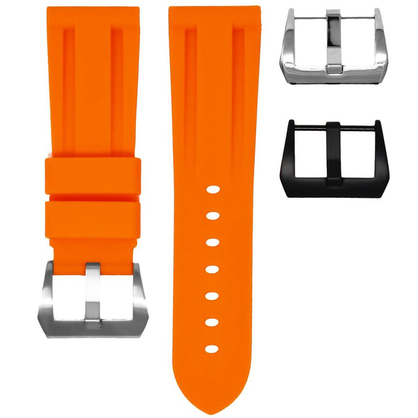 Horus Straps Panerai沛納海 - Luminor用 錶徑 42/44/47mm適用 單色橡膠錶帶 - 新萬國鐘錶