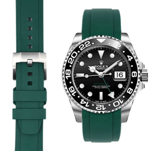 EVEREST錶帶 ROLEX GMT MASTER II 116710 116713 116718 126710 126711 膠帶穿扣